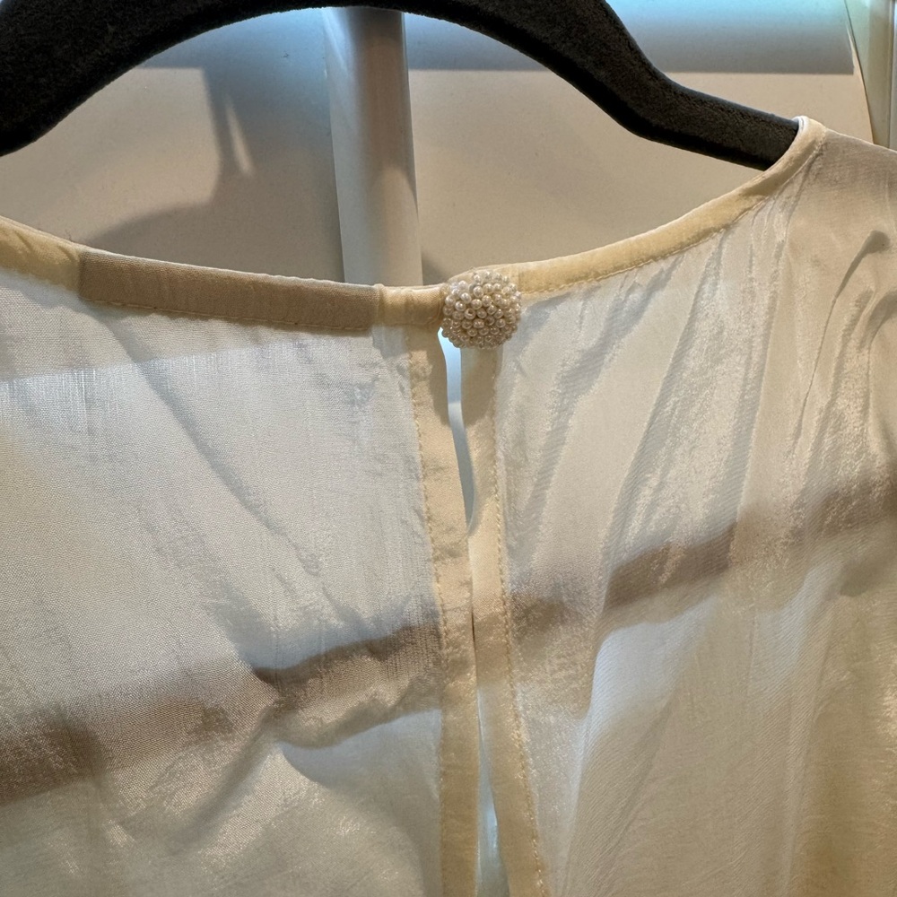 FARM RIO Lace Inset Blouse - Size Small - Picture 5 of 6